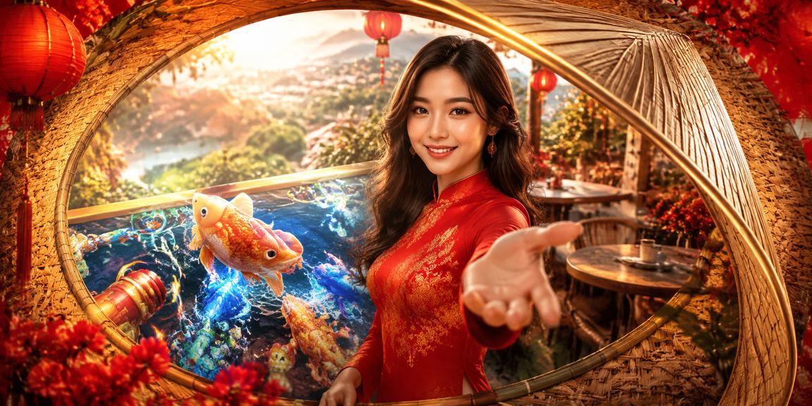 Người chơi ban cá tại Đà Lạt đội nón lá, thưởng thức trò chơi giải trí trong không khí se lạnh vùng cao